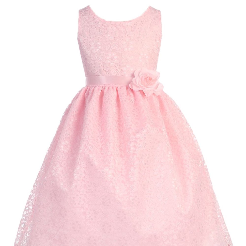 Flower Girl Dress Casual Dress Party Dress #749Pnk